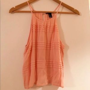 Forever 21 pink light tank top